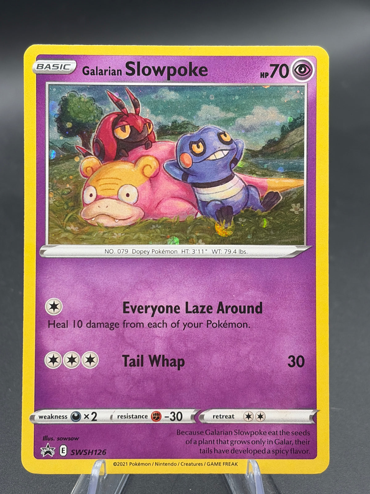Pokémon TCG: 2021 Galarian Slowpoke - SWSH126 - SWSH: Sword & Shield Promo Cards