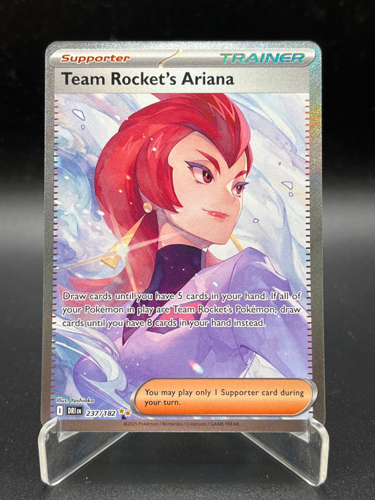 Pokémon TCG: 2025 Team Rocket's Ariana 237/182 SV: Destined Rivals