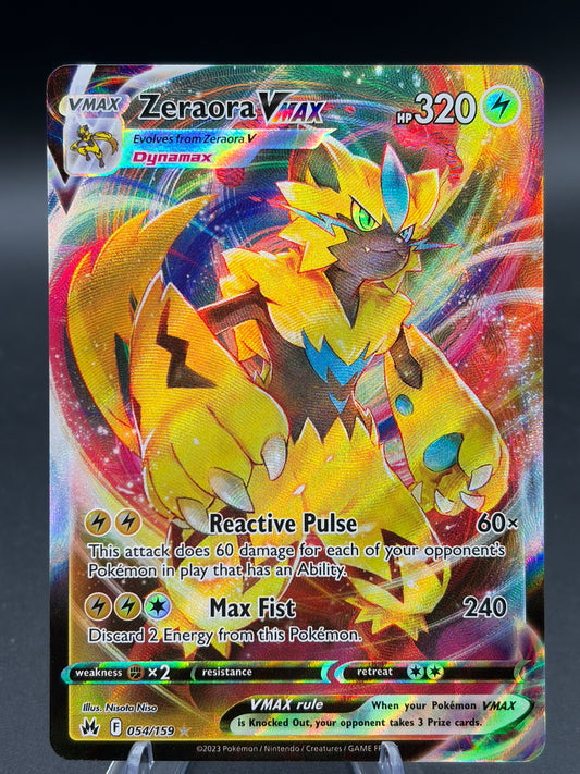 Pokémon TCG: 2023 Zeraora VMAX 054/159 - Crown Zenith Galarian Gallery
