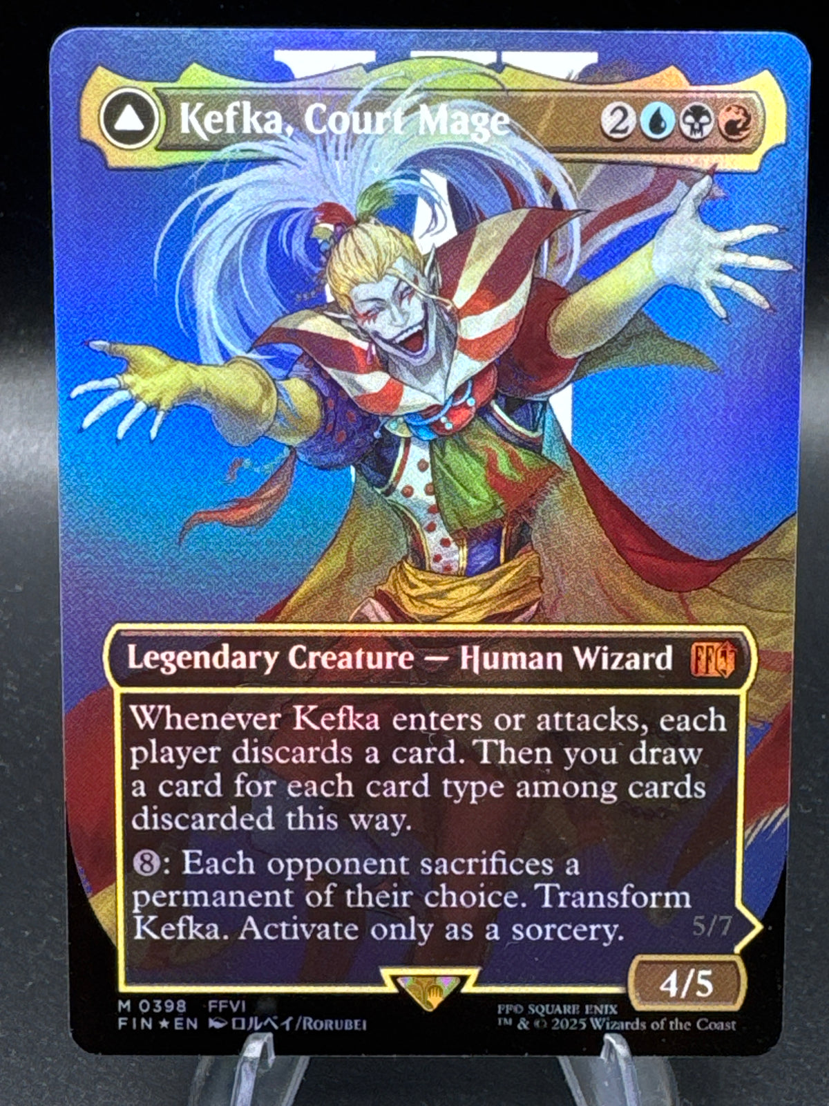 MTG TCG: Kefka, Court Mage M 0398 FIN: FINAL FANTASY