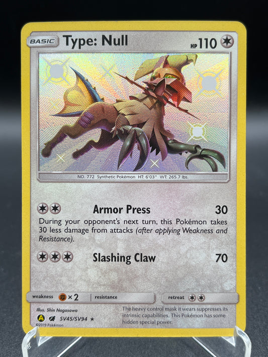 Pokémon TCG: 2019 Type: Null SV45/SV94 - Hidden Fates: Shiny Vault