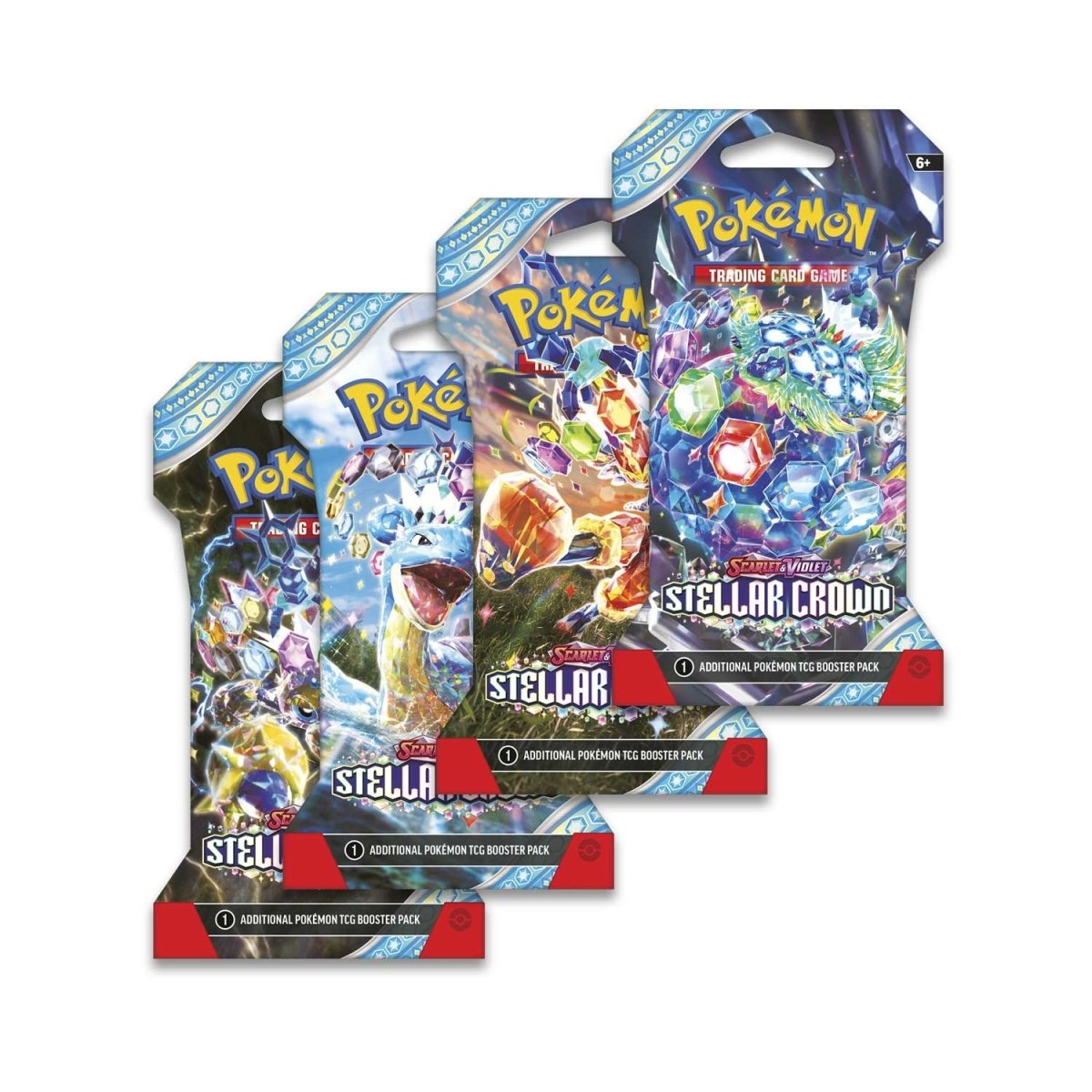 Pokémon TCG: Scarlet & Violet - Stellar Crown - Sleeved Booster Pack (Style May Vary)