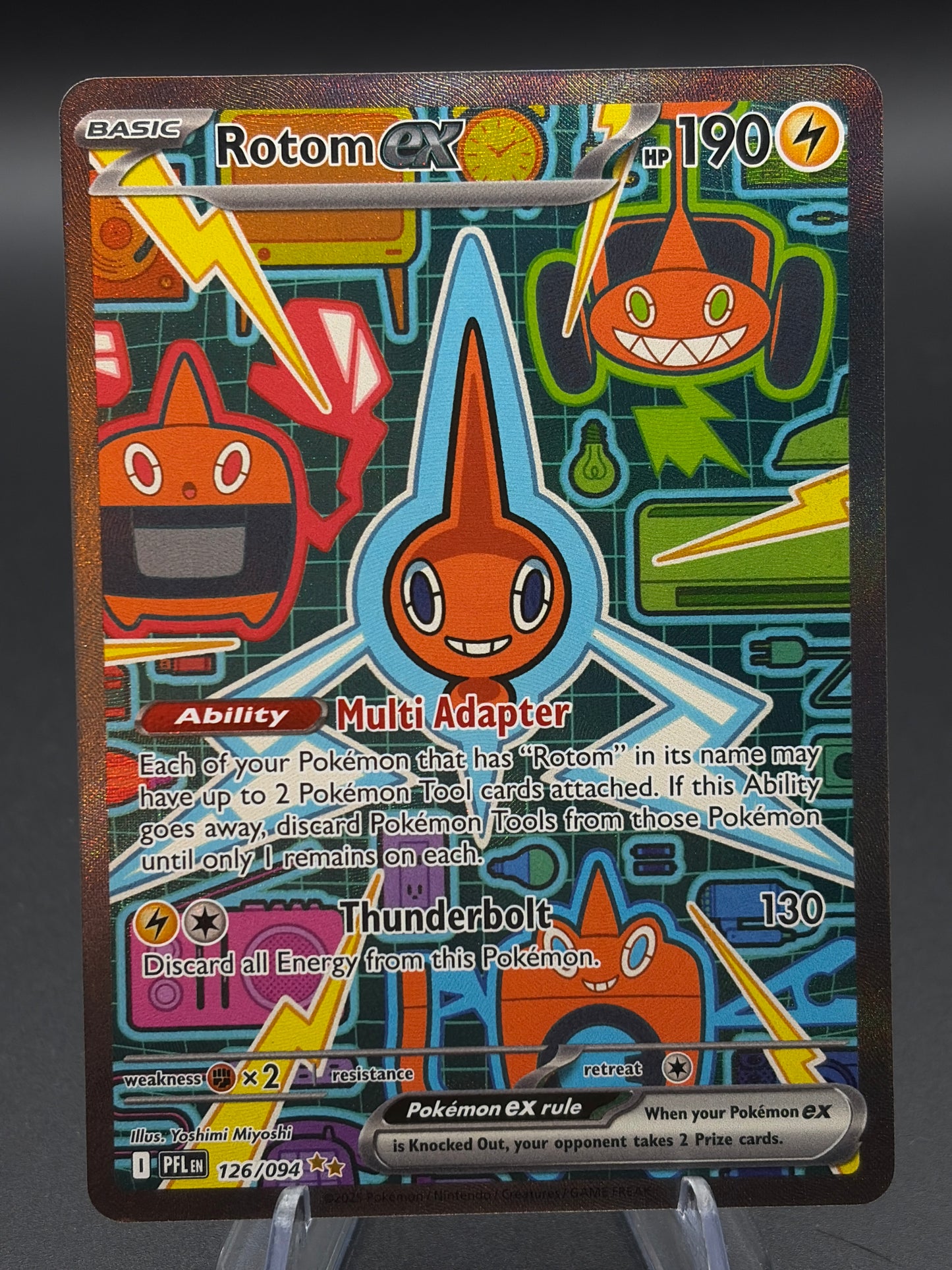 Pokémon TCG: 2025 Rotom ex 126/094 PFL: Phantasmal Flames