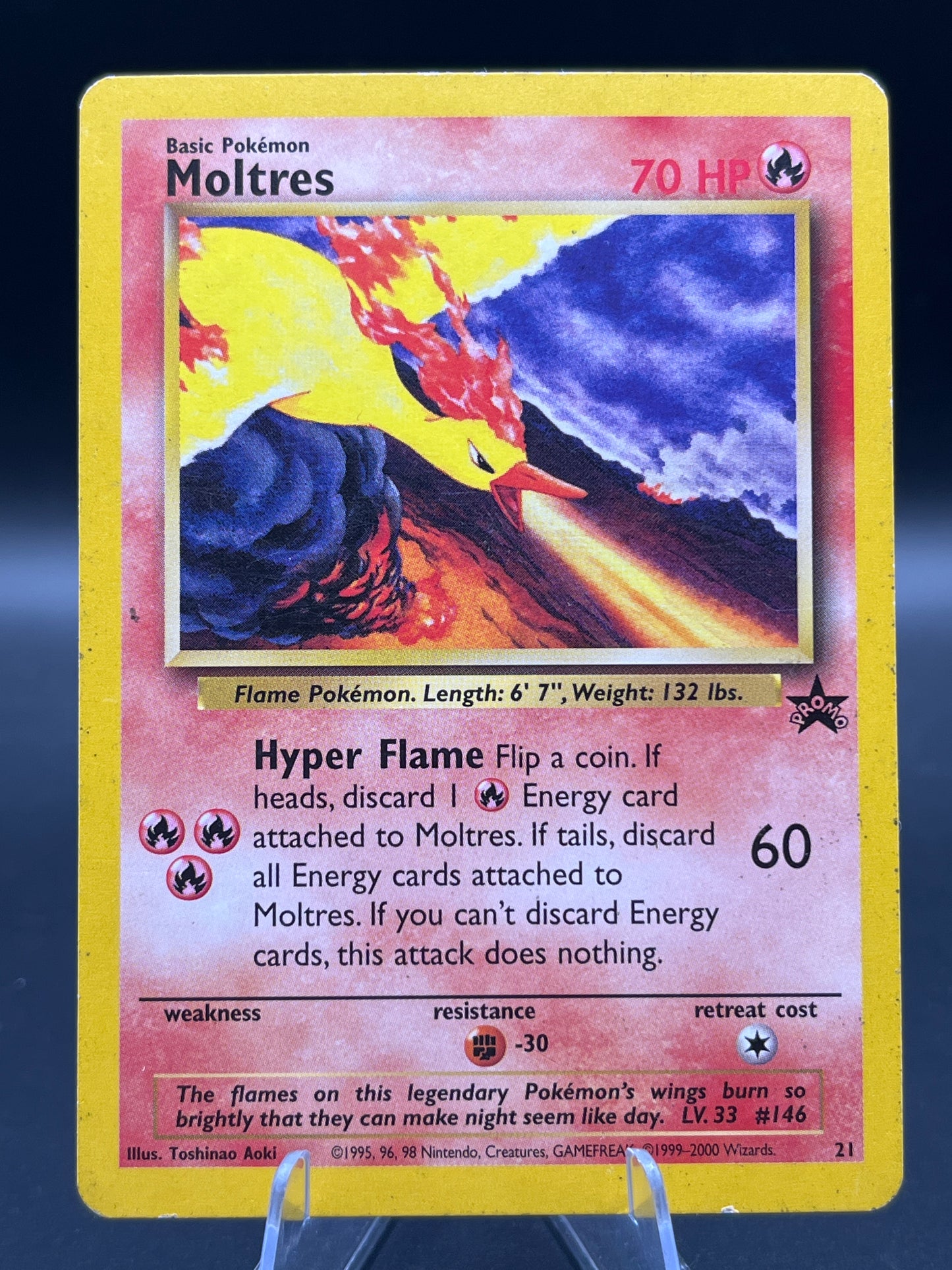 Pokémon TCG: 2000 Moltres #21 WoTC Promo