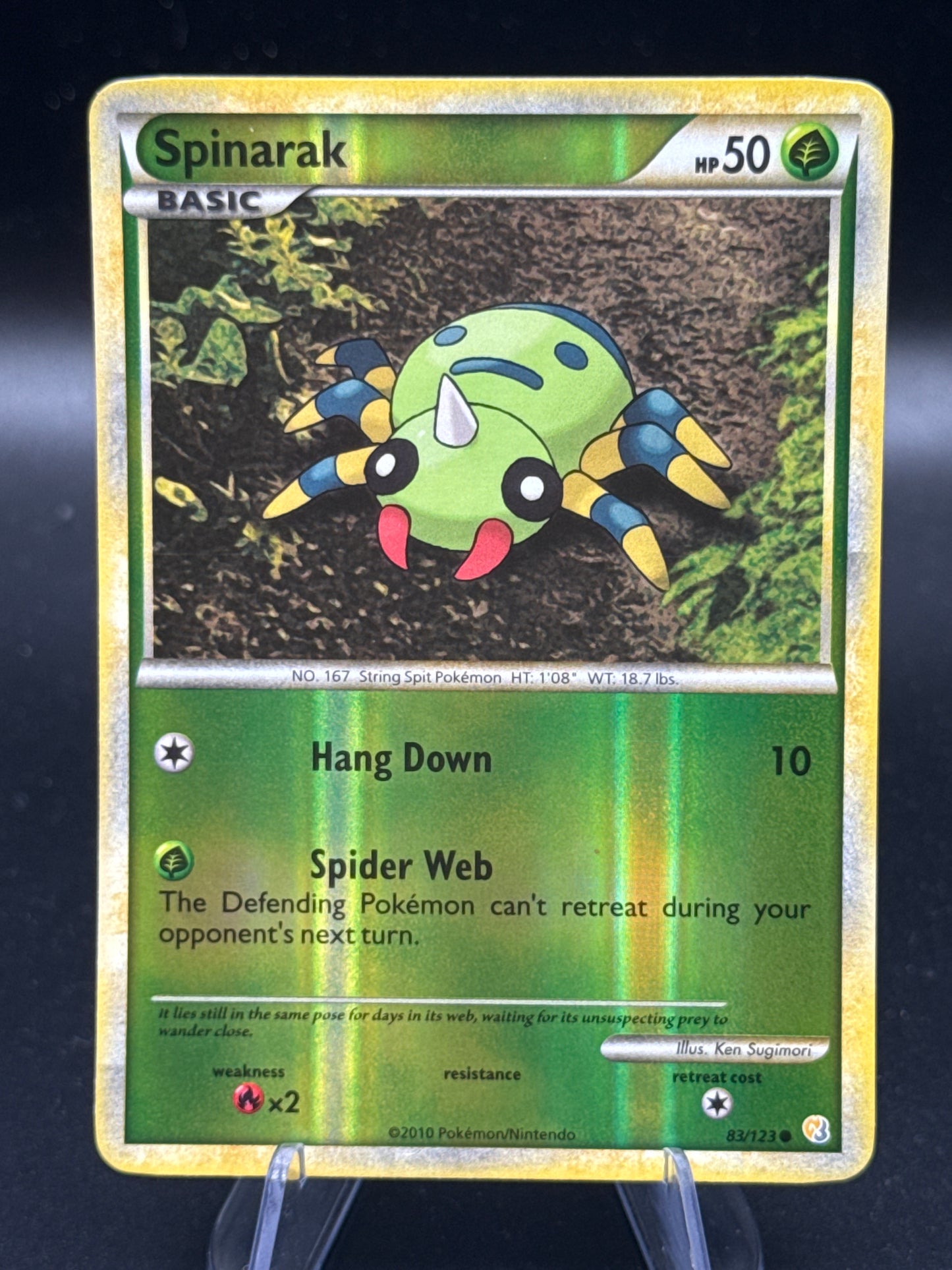 Pokémon TCG: 2010 Spinark 83/123 - HeartGold SoulSilver Reverse Holo
