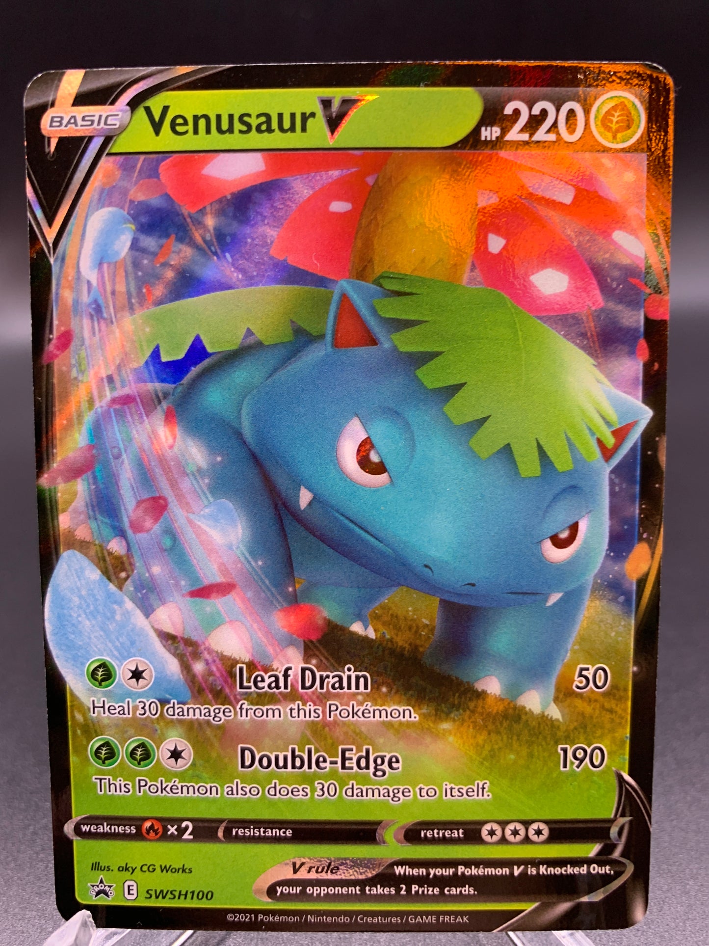 Pokémon TCG: 2021 Venusaur V  SWSH100 SWSH: Promos