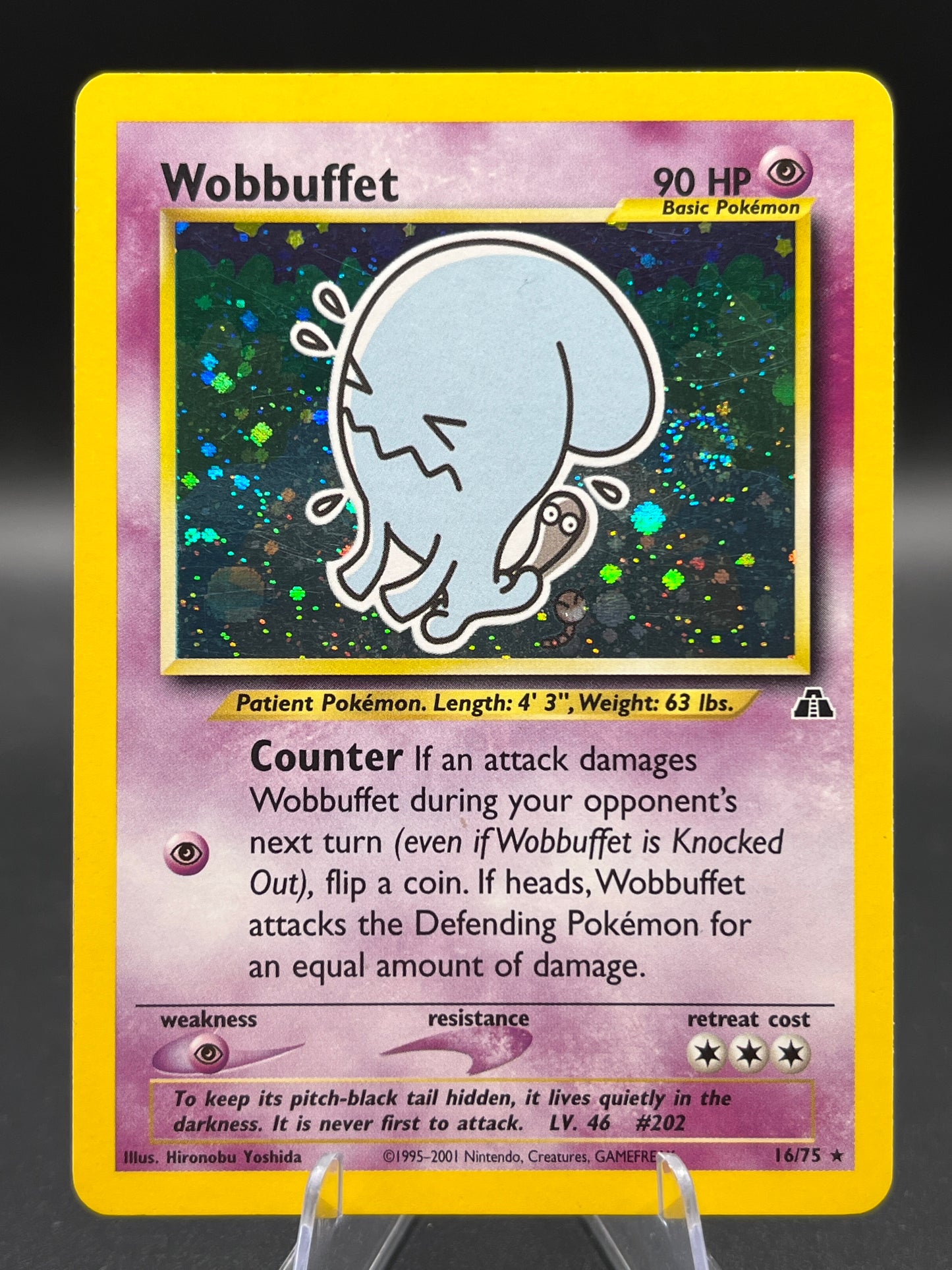 Pokémon TCG: 2001 Wobbuffet 16/75 - Neo Discovery Holo