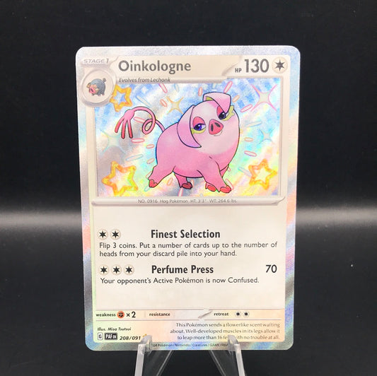 Pokémon TCG: 2024 Oinkologne 208/91 S&V: Paldean Fates Baby Shiny