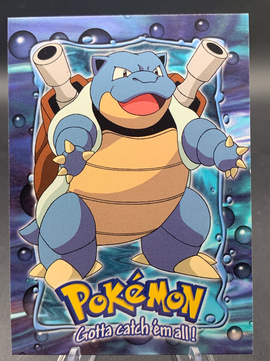 Pokémon: Blastoise - #09 -  E9 of 12 - Topps Pokémon Stage 3