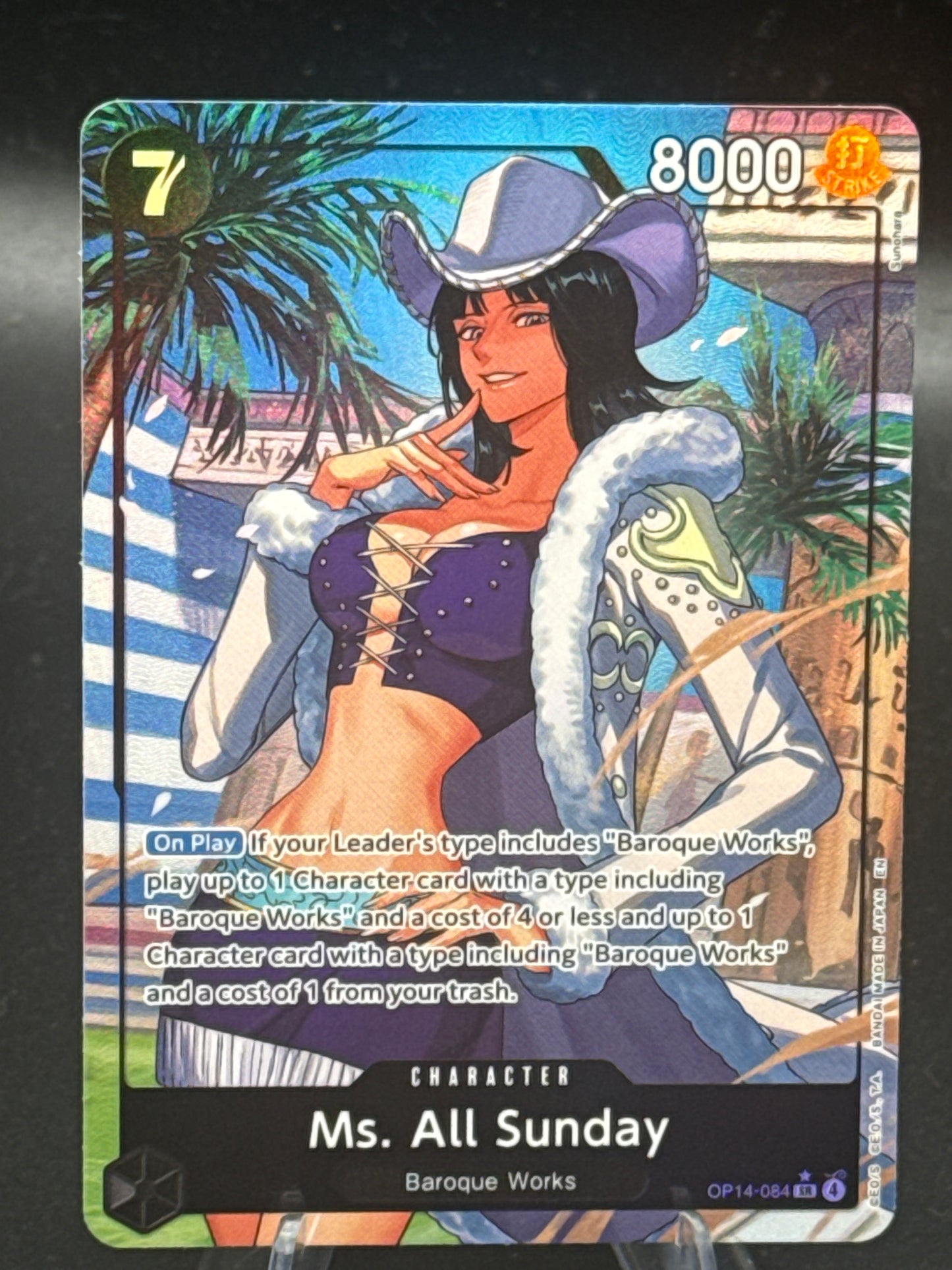 One Piece TCG: Ms. All Sunday - OP14-084 (Alternate Art) - The Azure Sea's Seven