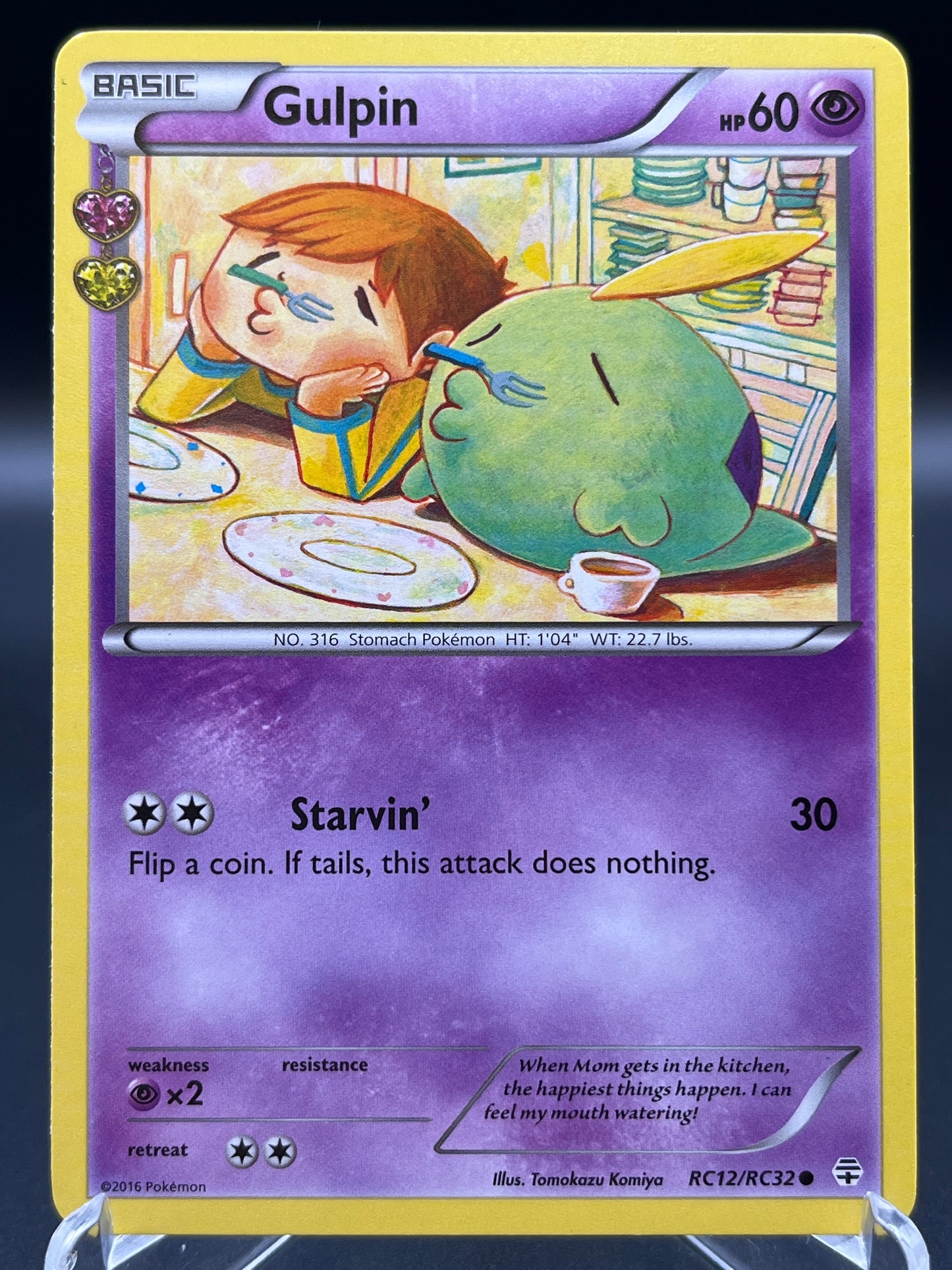 Pokémon TCG: 2016 Gulpin - RC12/RC32 - Generations: Radiant Collection