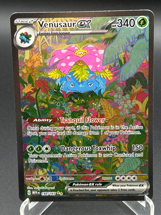 Pokémon TCG: 2023 Venusaur ex 198/165 SV: Scarlet and Violet 151