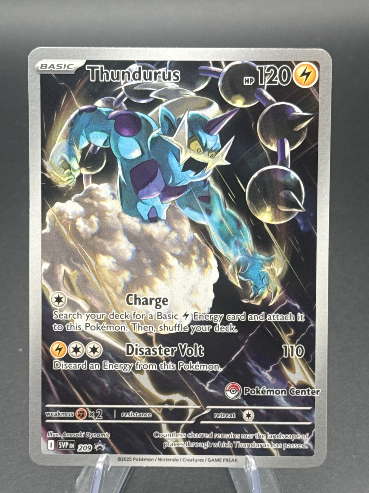 Pokémon TCG: 2025 - Thundurus - #209 - SV: Black Bolt Pokemon Center