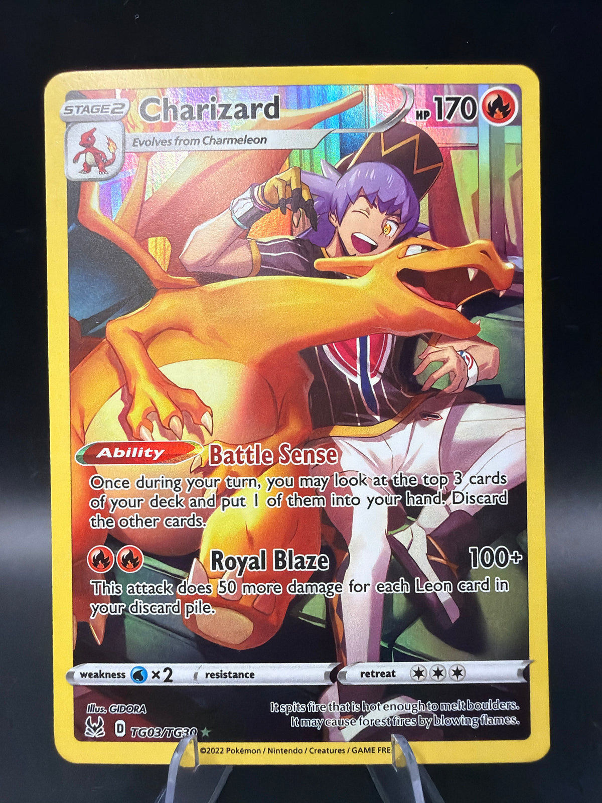 Pokémon TCG: 2022 Charizard - TG03/TG30 - SWSH: Lost Origin Trainer Gallery