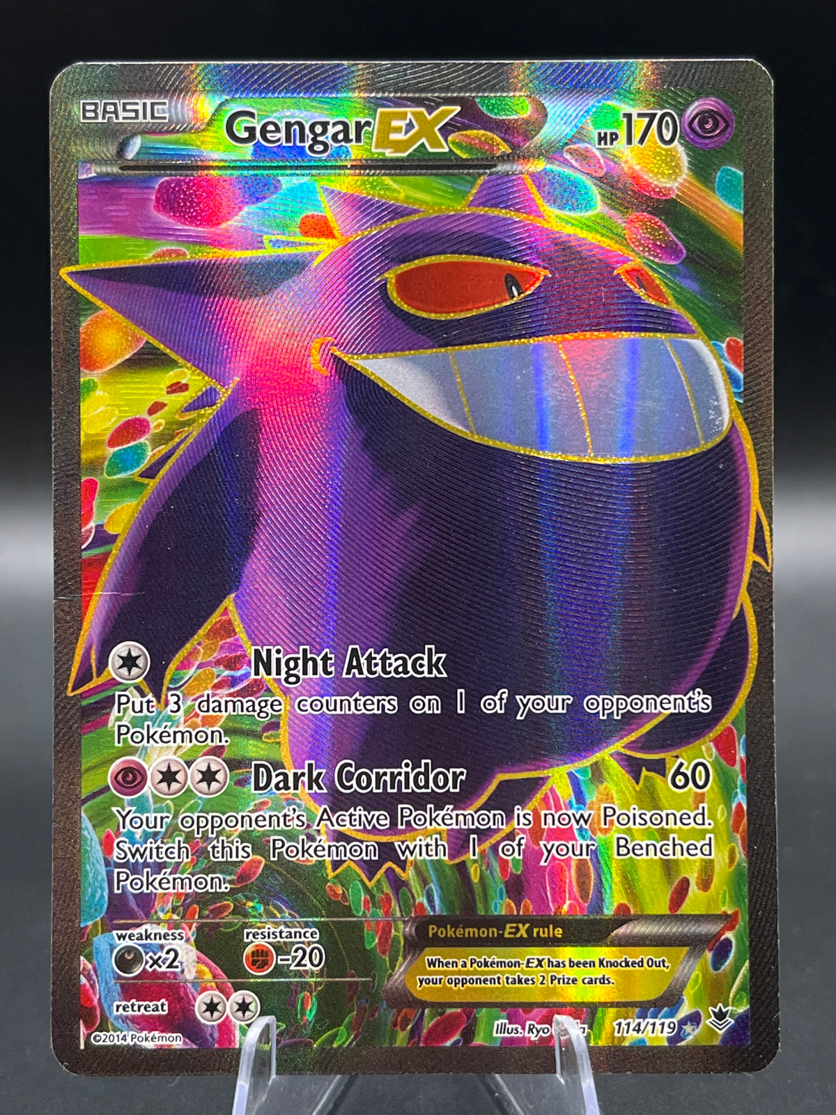 Pokémon TCG: 2014 Gengar EX - 114/119 - XY: Phantom Forces
