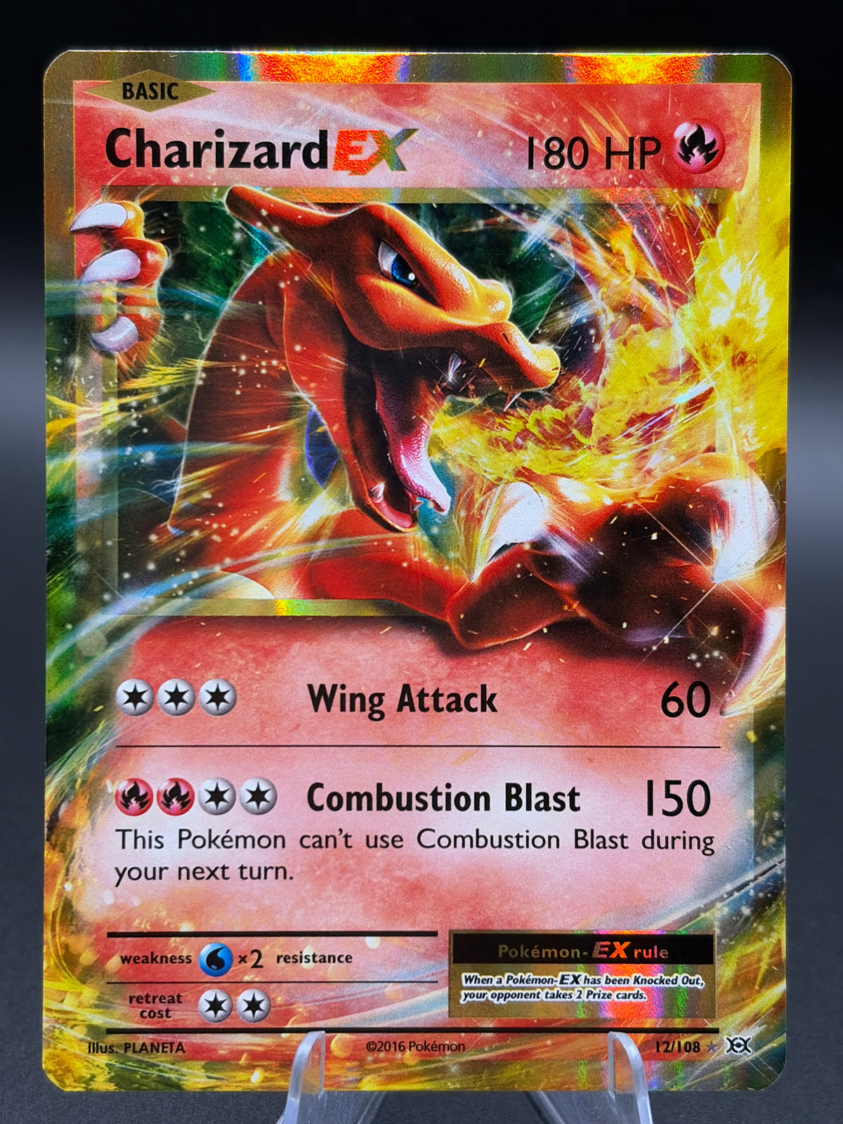 Pokémon TCG: 2016 Charizard EX 12/108 XY: Evolutions