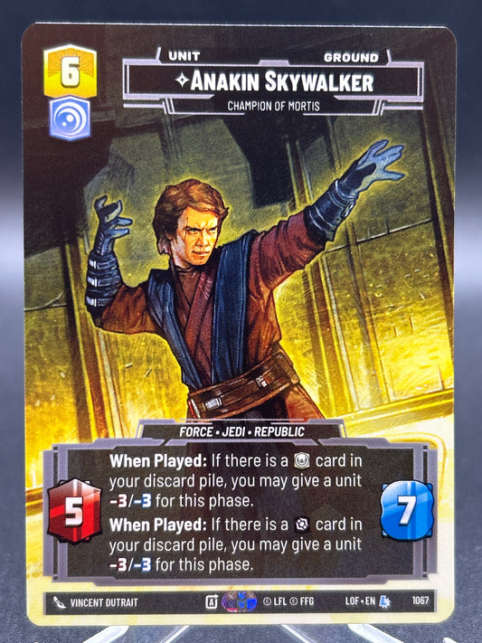 Star Wars TCG: Anakin Skywalker - Champion of Mortis (Prestige) - Legends of the Force (LOF)