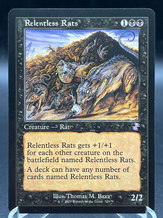 MTG TCG: Relentless Rats 329 - Time Spiral: Remastered