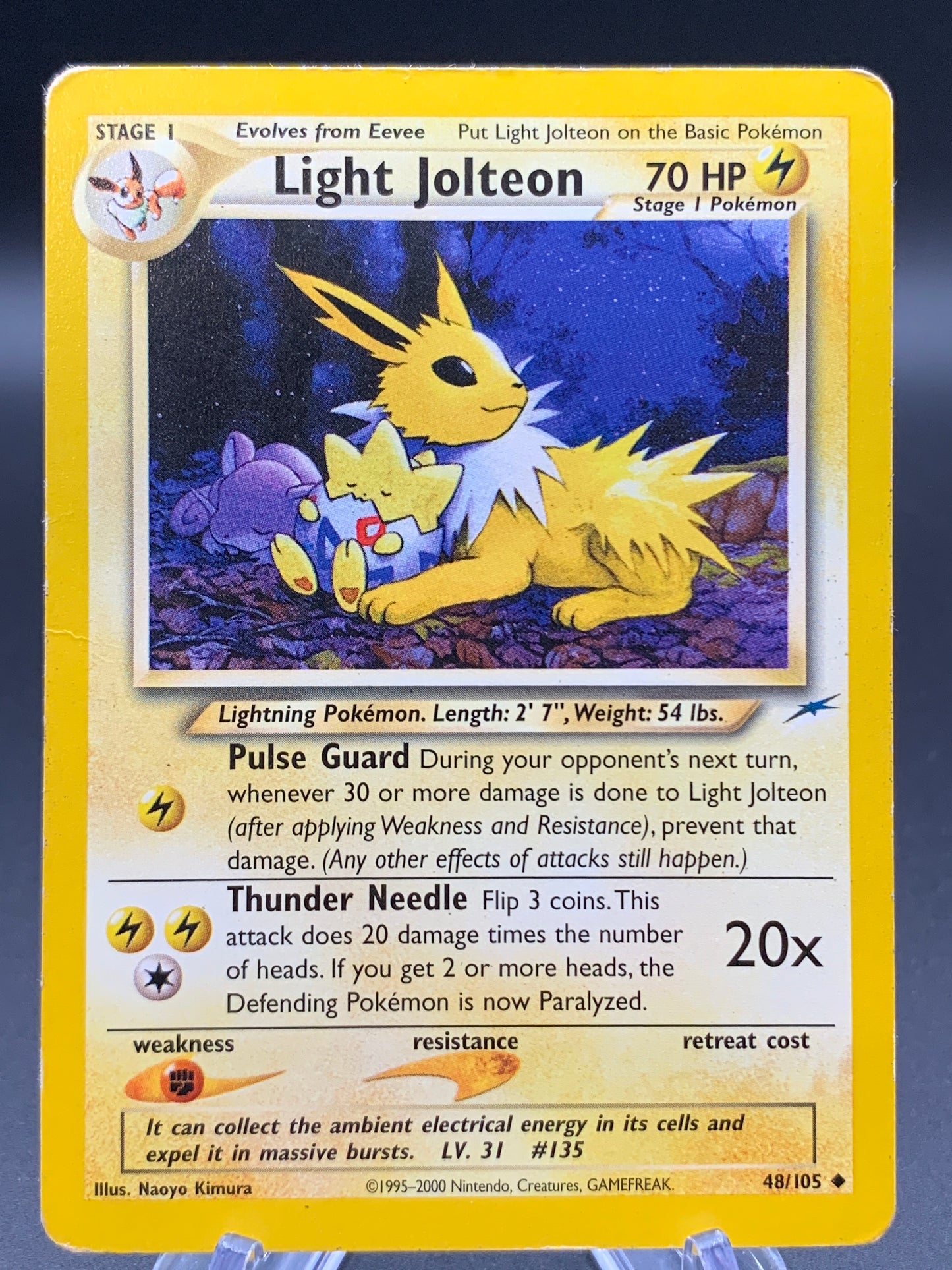 Pokémon TCG: 2002 Light Jolteon - 48/105 - Neo Destiny