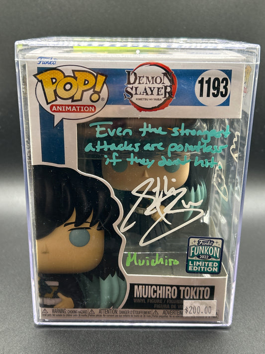 Auto Funko PoP! Animation: Demon Slayer - Muichiro Tokito 1193 - Funkon 2022 Limited Edition