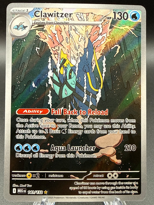 Pokémon TCG: 2025 Clawitzer - 141/132 - MEG: Mega Evolution