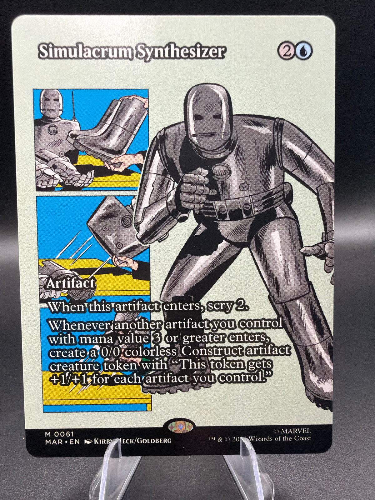 MTG TCG: 2026 Simulacrum Synthesizer (Borderless) - 0061 - Marvel Universe Eternal-Legal (MAR)
