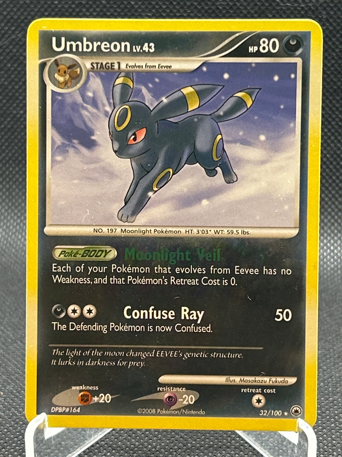 Pokémon TCG: 2008 Umbreon LV.45 32/100 D&P Majestic Dawn