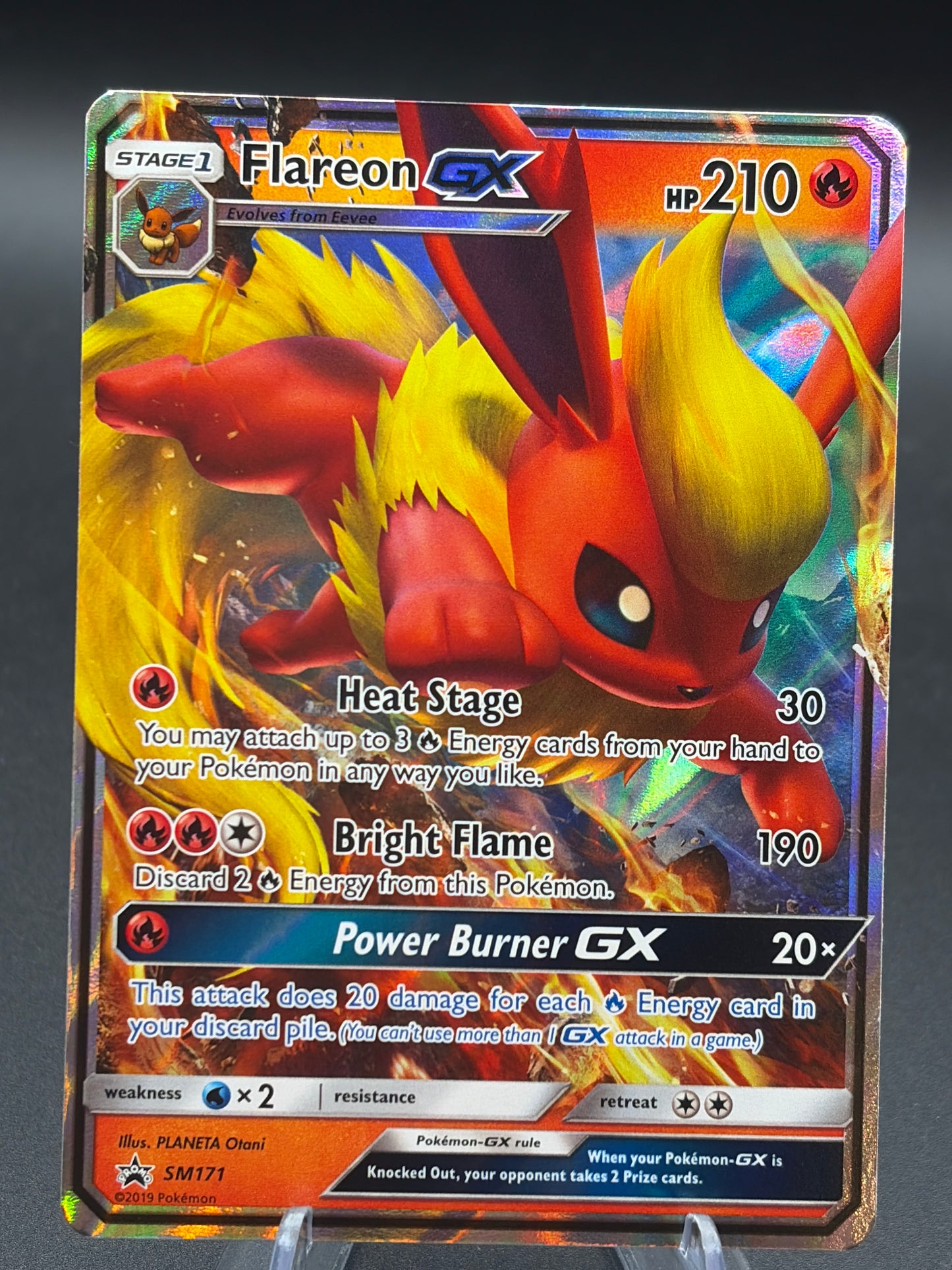 Pokémon TCG: 2019 Flareon Gx SM171 SM: Sun & Moon Promo
