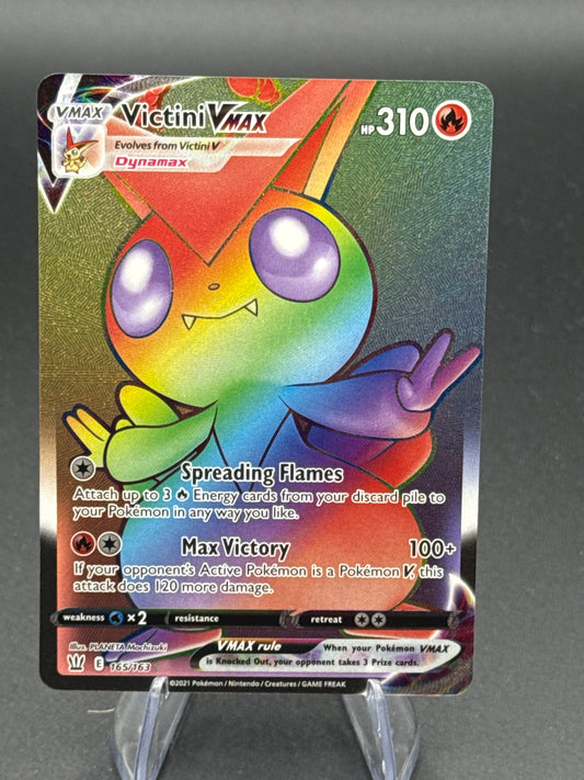 Pokémon TCG: 2021 Victini VMAX - 165/163 - SWSH05: Battle Styles