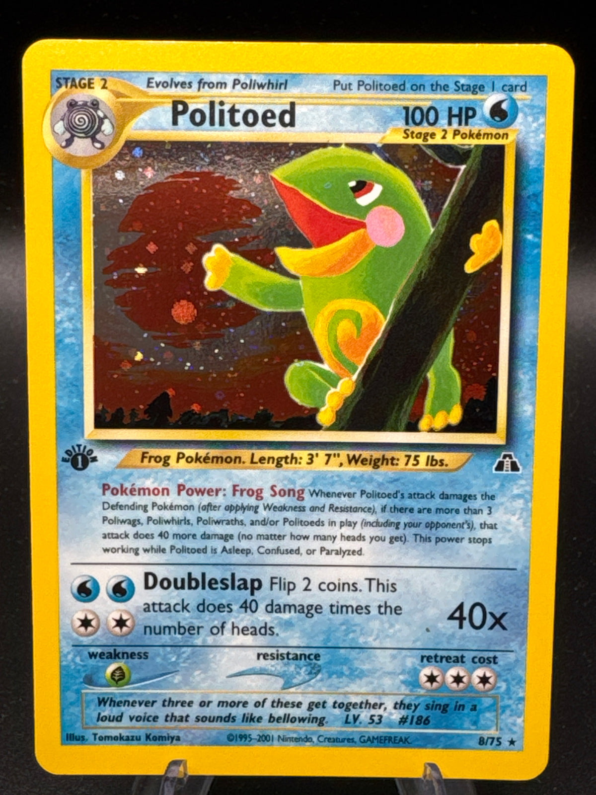 Pokémon TCG: 1st Edition Politoed 8/75 - Neo Discovery