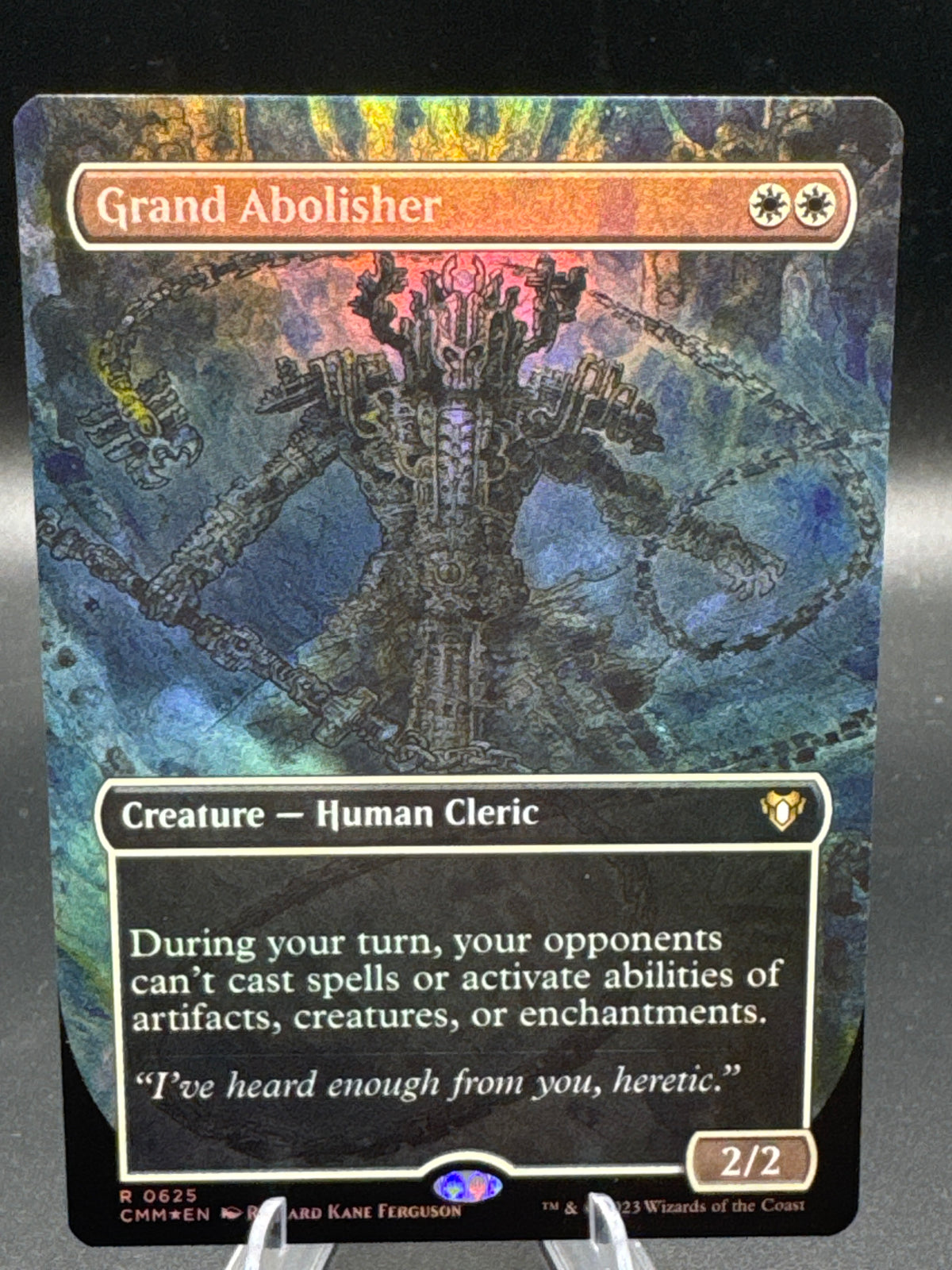 MTG TCG: 2023 Grand Abolisher (Borderless) (Foil) - 0625 - Commander Masters (CMM)