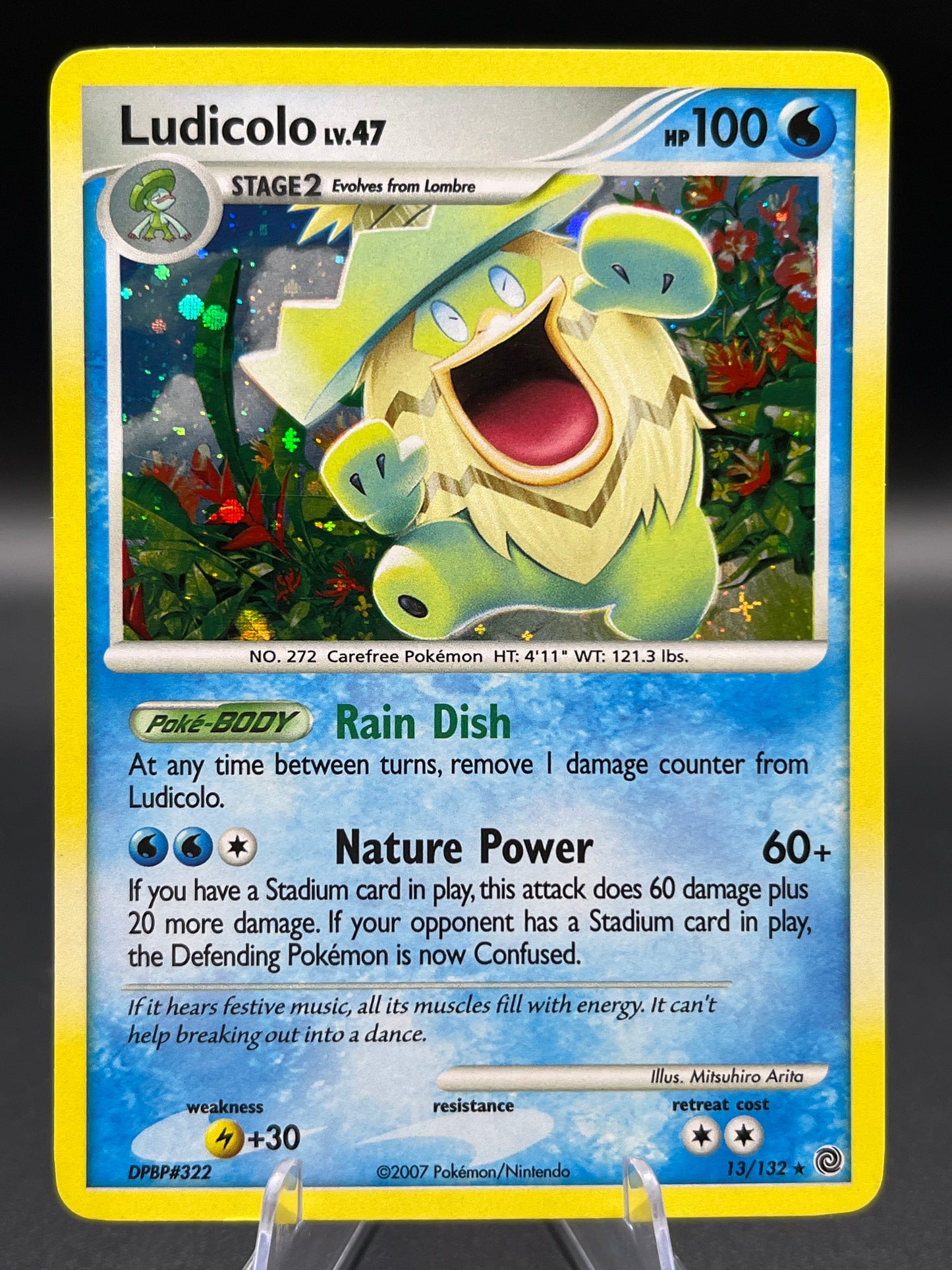 Pokémon TCG: 2007 Ludicolo 13/132 Secret Wonders Holo