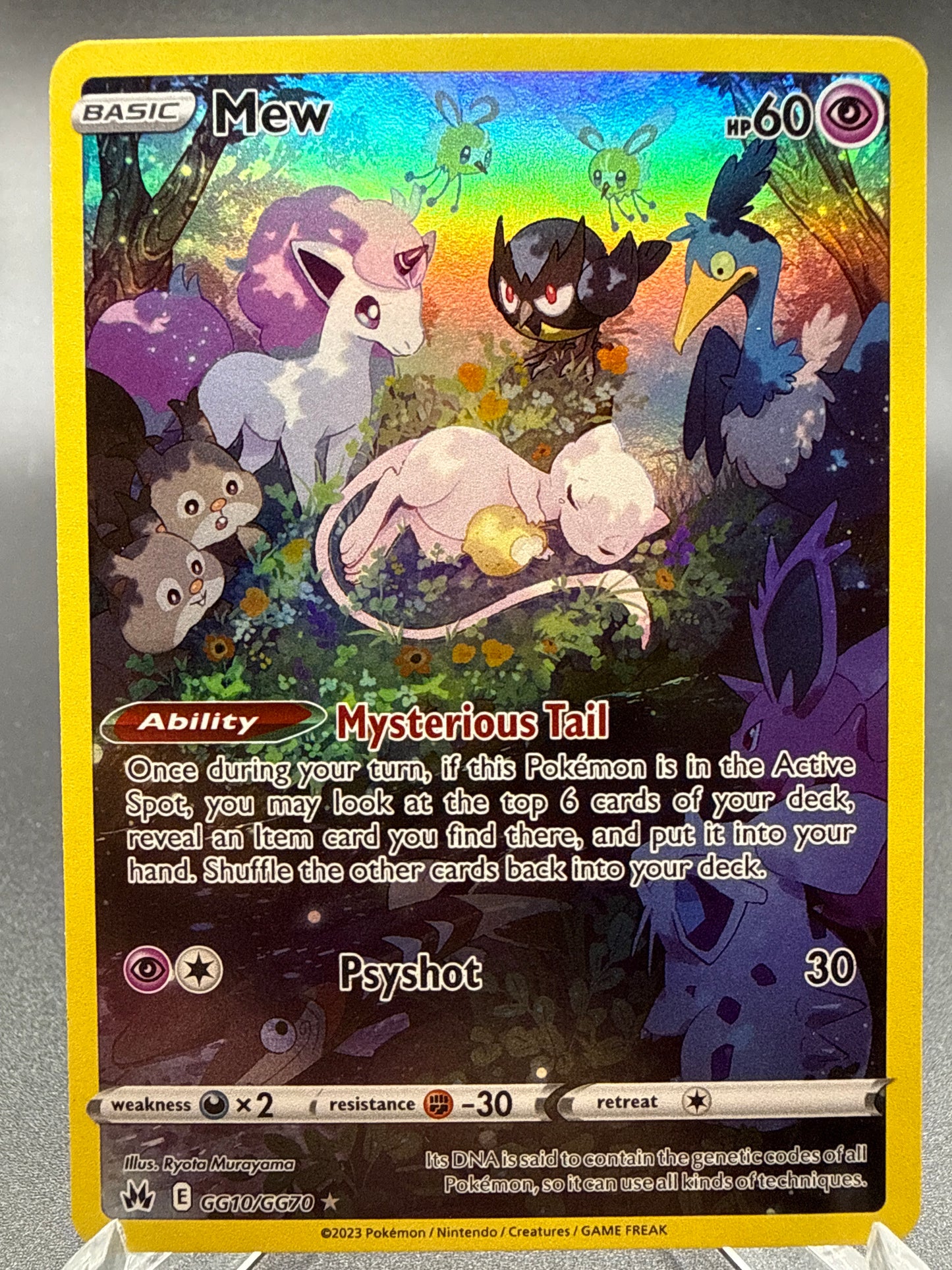 Pokémon TCG: 2023 Mew GG10/GG70 SWSH: Crown Zenith Galarian Gallery