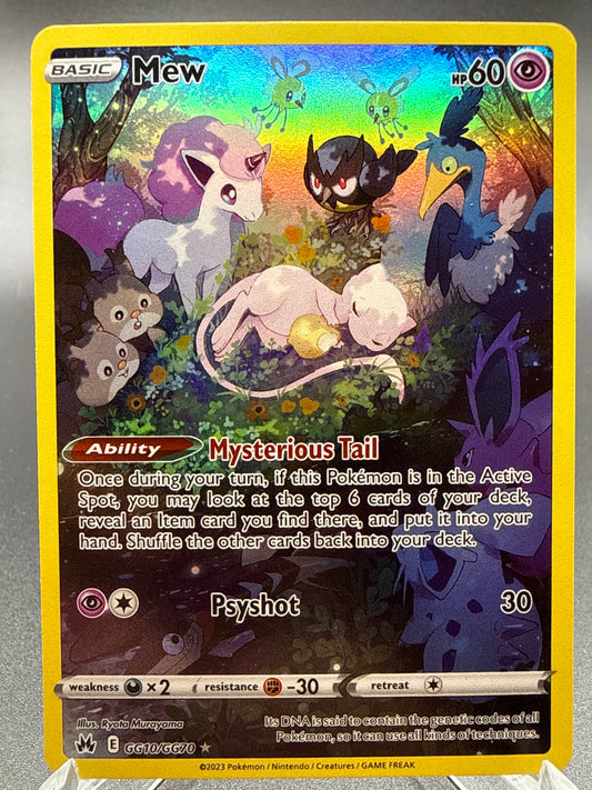 Pokémon TCG: 2023 Mew GG10/GG70 SWSH: Crown Zenith Galarian Gallery