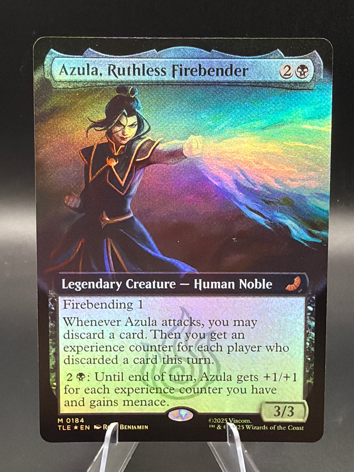 MTG TCG: 2025 Azula, Ruthless Firebender (Extended Art) - Avatar: The Last Airbender: Eternal-Legal (TLE)