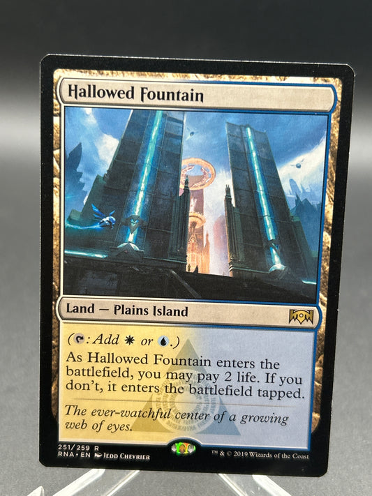 MTG TCG: Hallowed Fountain 251/259 - Ravnica Allegiance