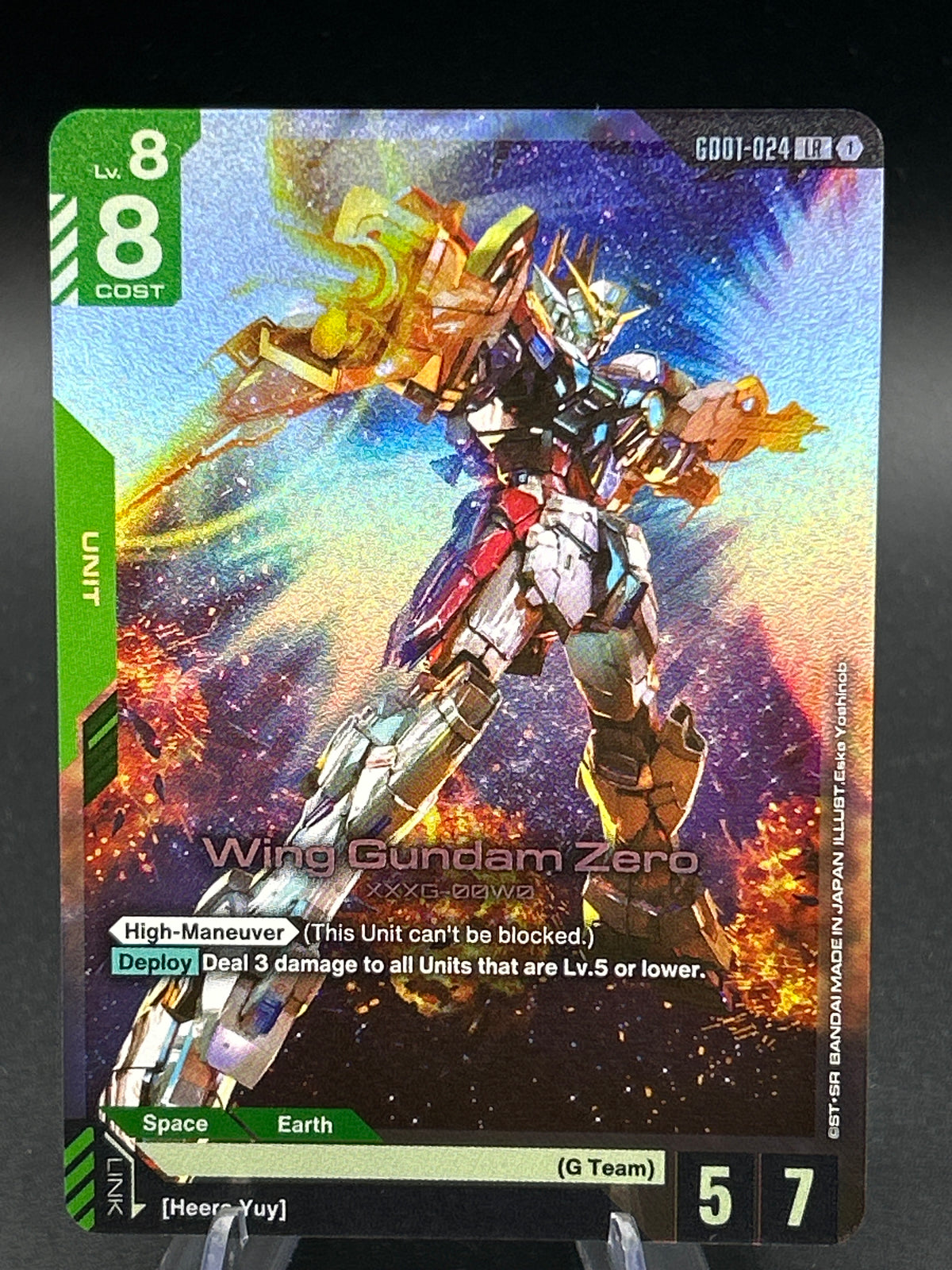 Gundam TCG: Wing Gundam Zero - LR Newtype Rising - (GD01-024)