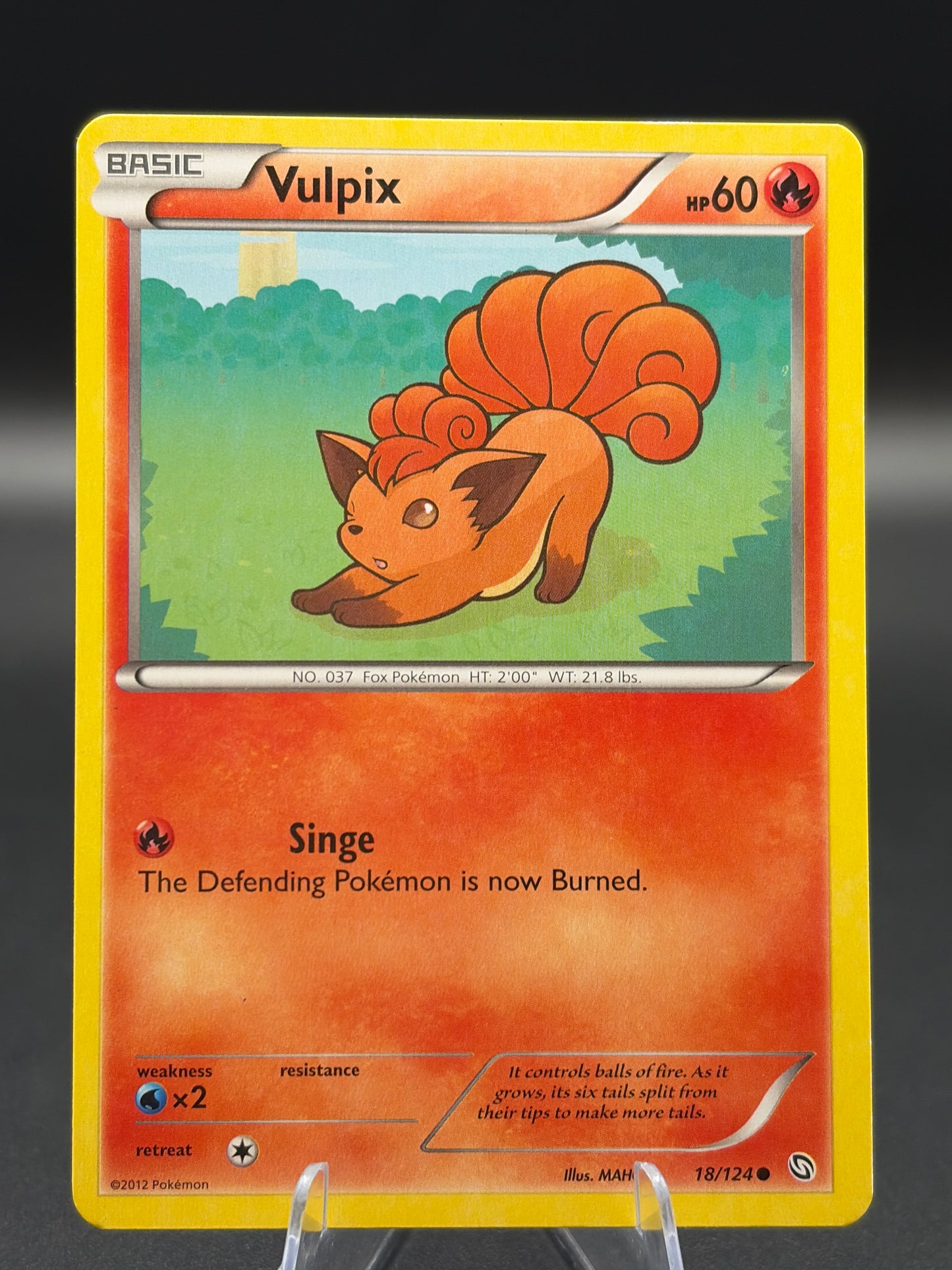 Pokémon TCG: 2012 Vulpix - Dragons Exalted (DRX)
