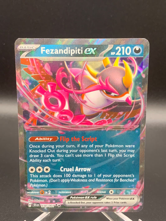 Pokémon TCG: 2023 Fezandipiti Ex 038/064 S&V Shrouded fable