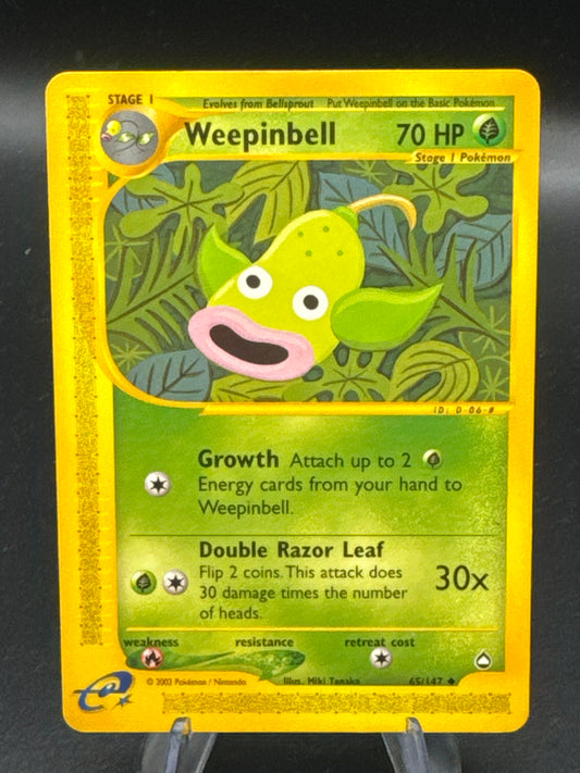 Pokémon TCG: 2002 Weepinbell 65/147 - Aquapolis