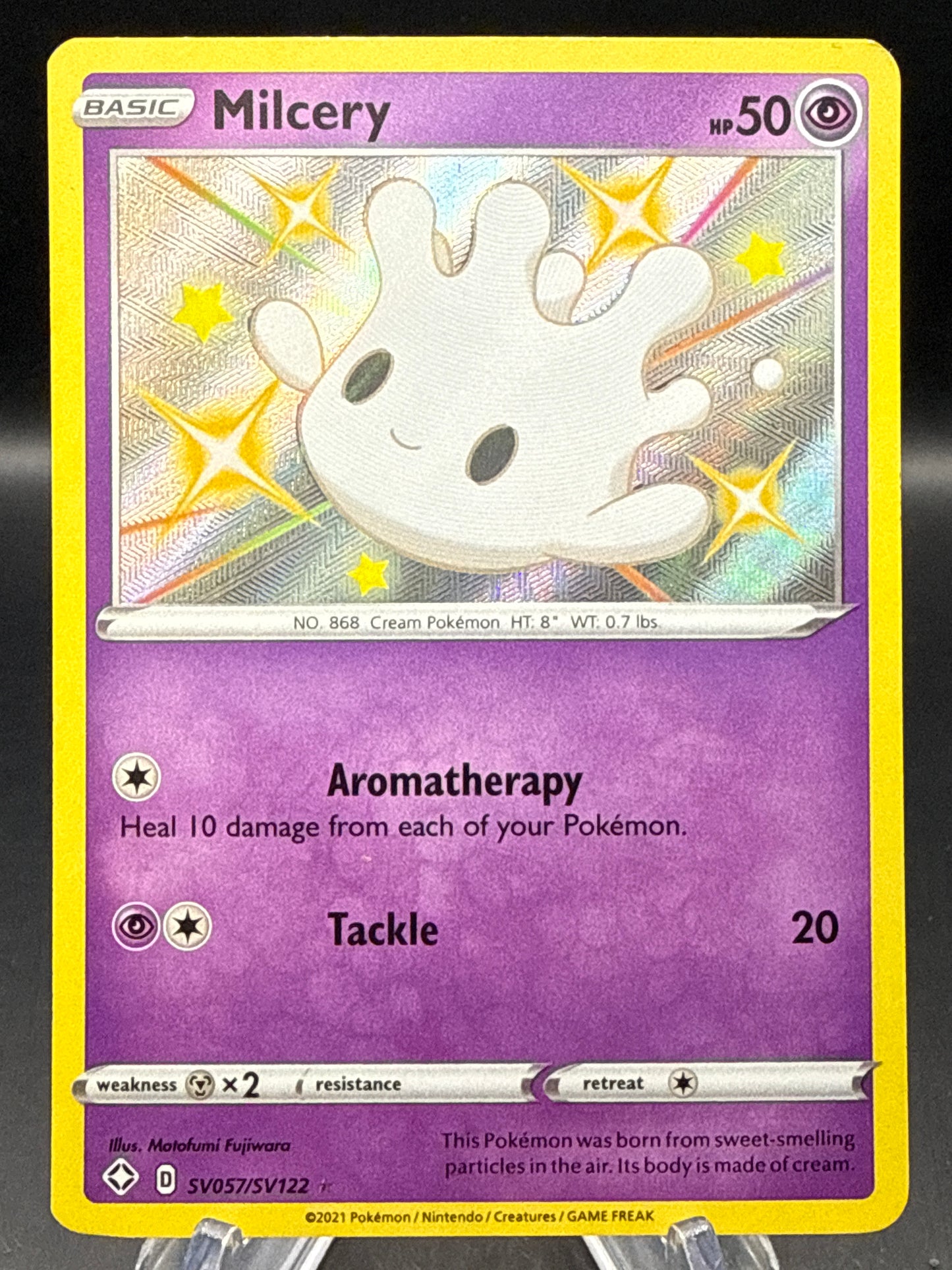 Pokémon TCG: 2021 Milcery - SV057/SV122 - SWSH: Shining Fates Shiny Vault