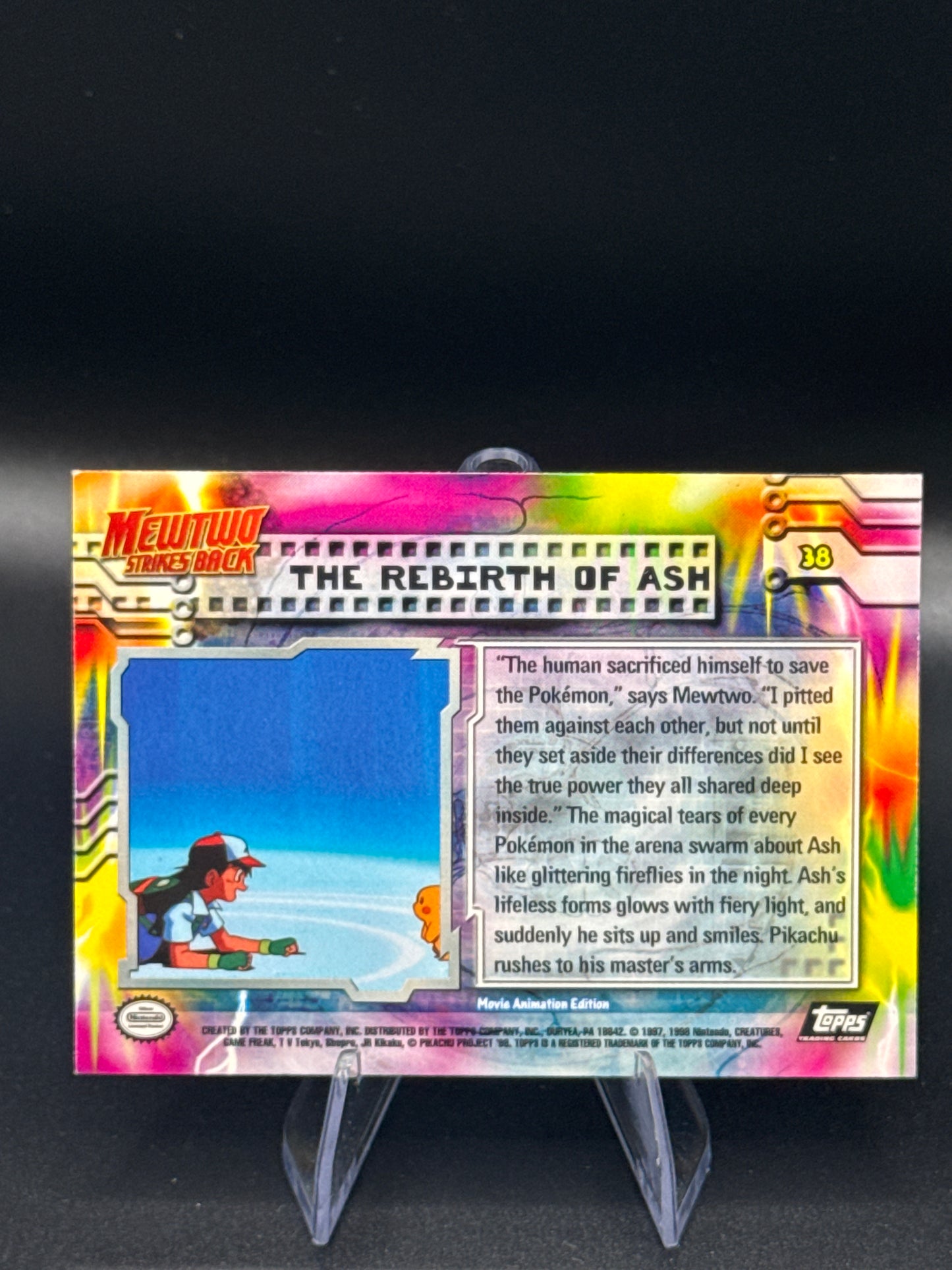 Pokmon TCG : 1999 The Rebirth of Ash - #38 - Mewtwo Strikes Back Topp Epic Trading Collectibles Pokmon TCG : 1999 The Rebirth of Ash - #38 - Mewtwo Strikes Back Topp Epic Trading Collectibles