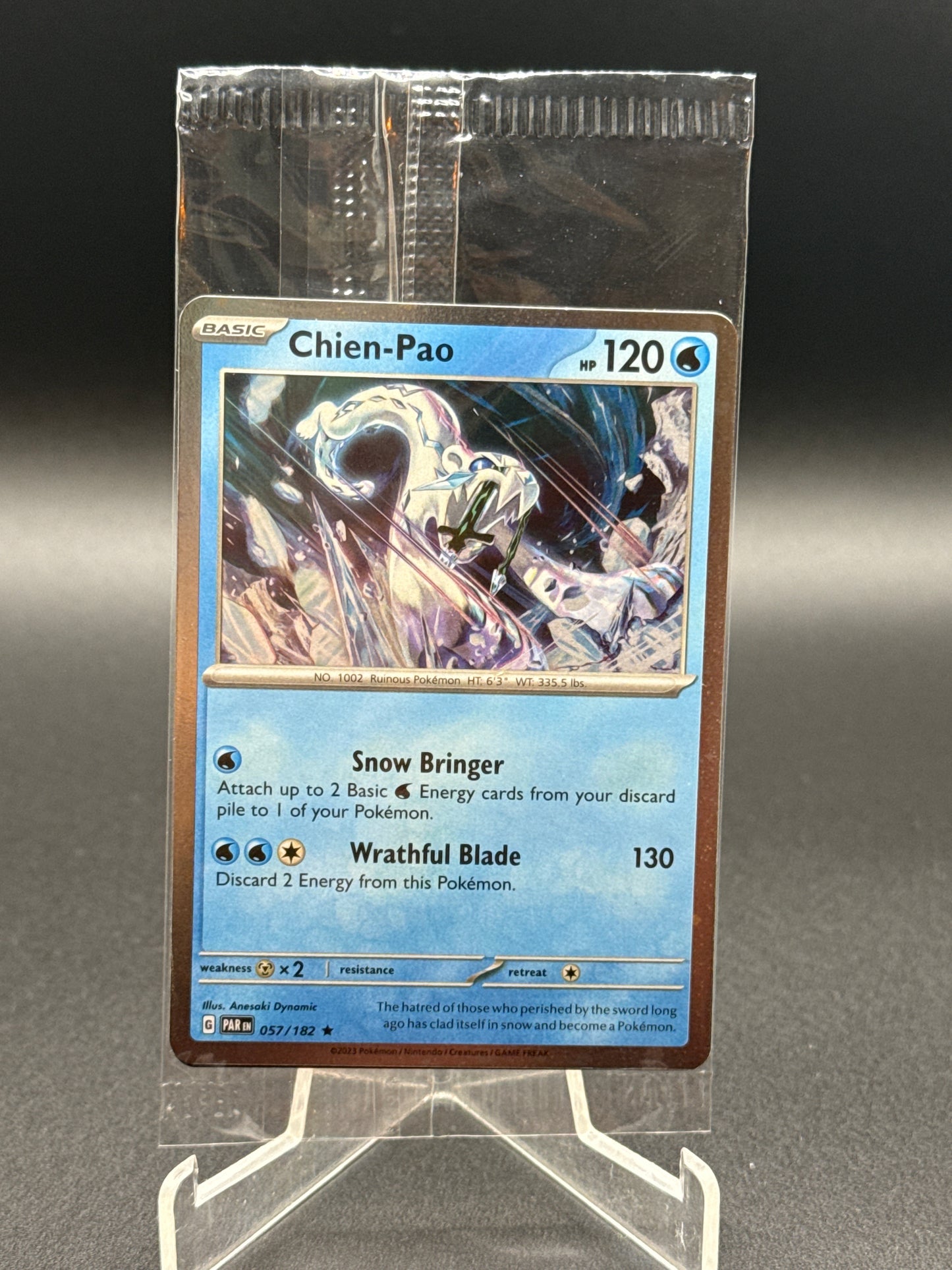 Pokémon TCG 2025 Chien-Pao - 057/182 (Cosmos Holo) Miscellaneous Cards & Products Sealed