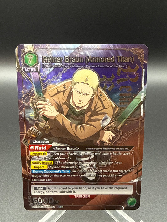 Union Arena TCG: Reiner Braun (Armored Titan) (SR*) - UE10BT: Attack on Titan (UE10BT)