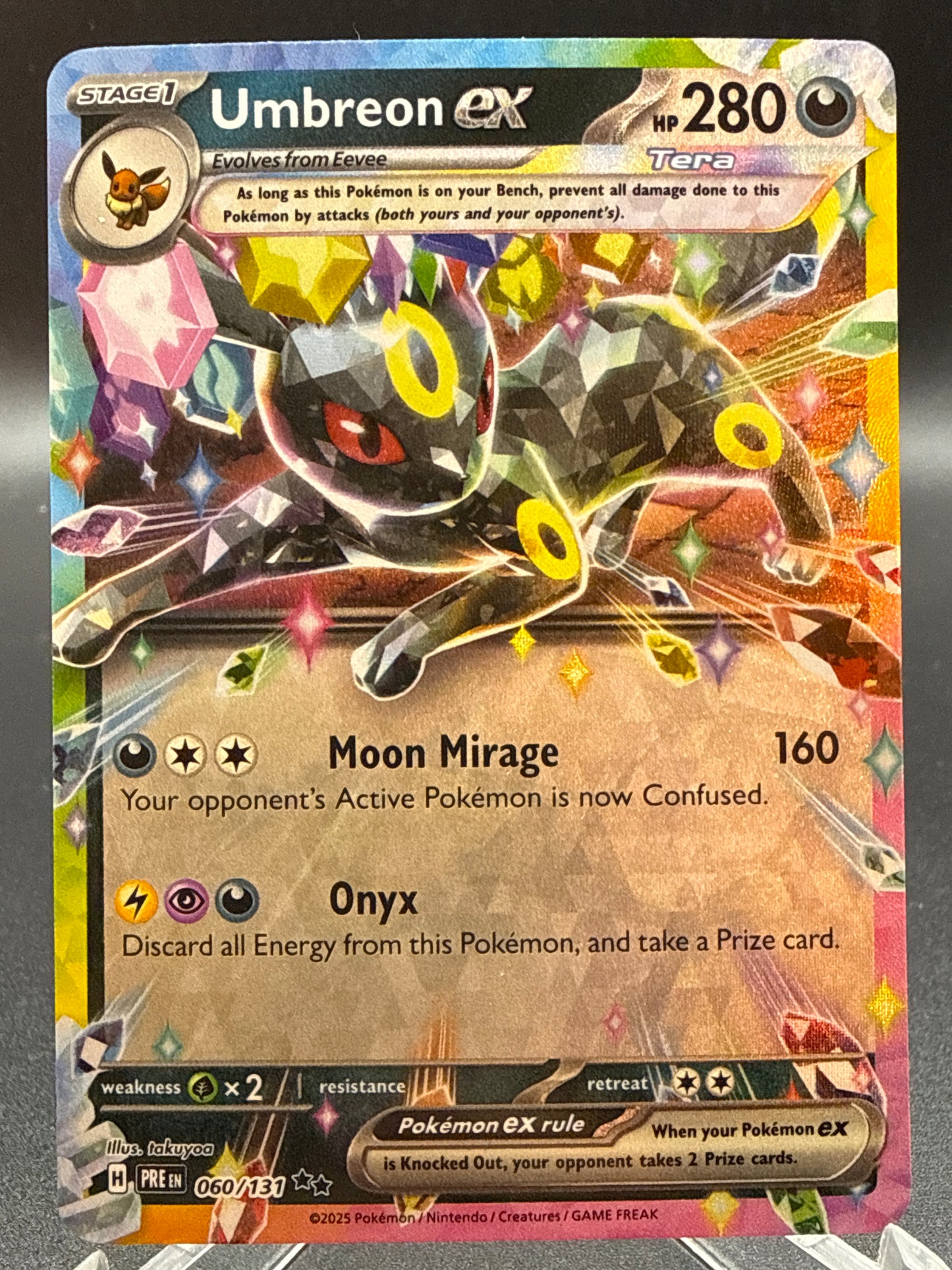 Pokémon TCG: 2025 Umbreon ex - 060/131 - SV: Prismatic Evolutions