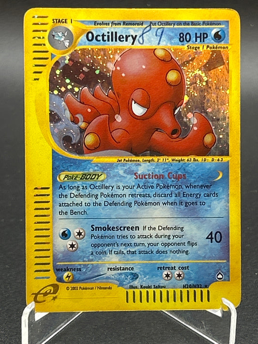 Pokémon TCG: Octillery H20/H32 Aquapolis Holo (Damaged)