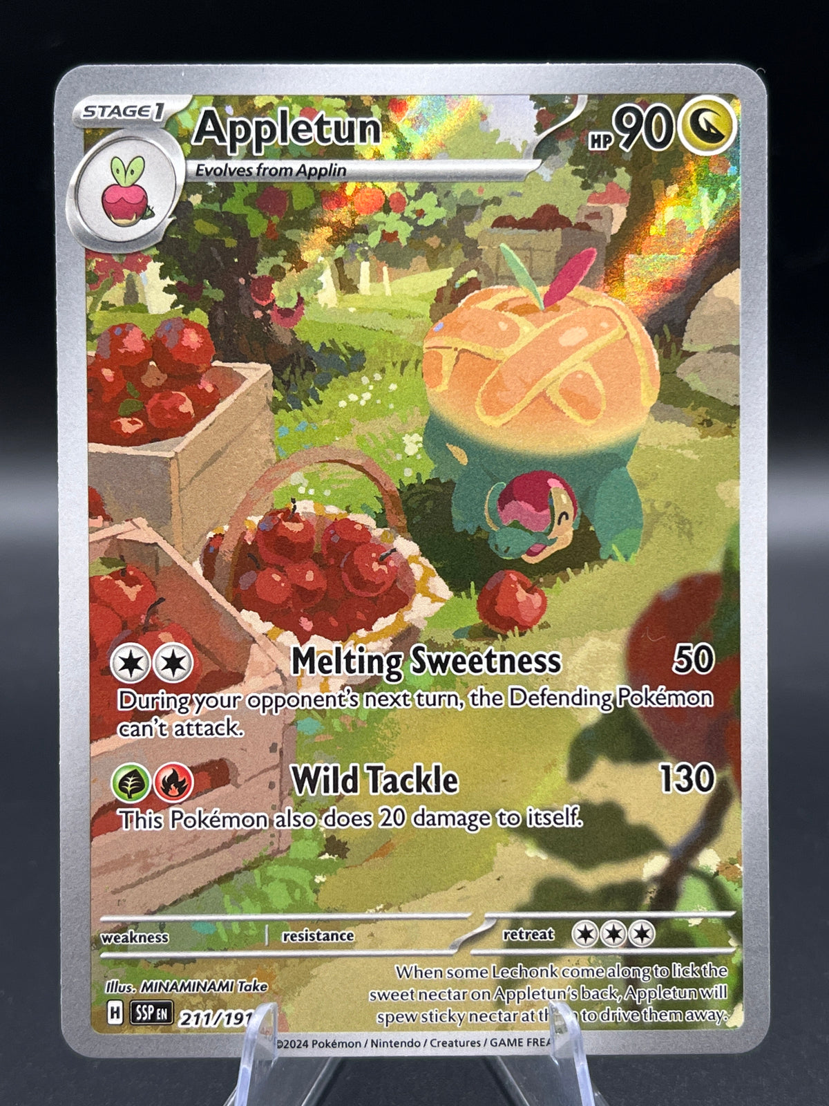 Pokémon TCG: 2024 Appletun - 211/191 - SV: Surging Spark