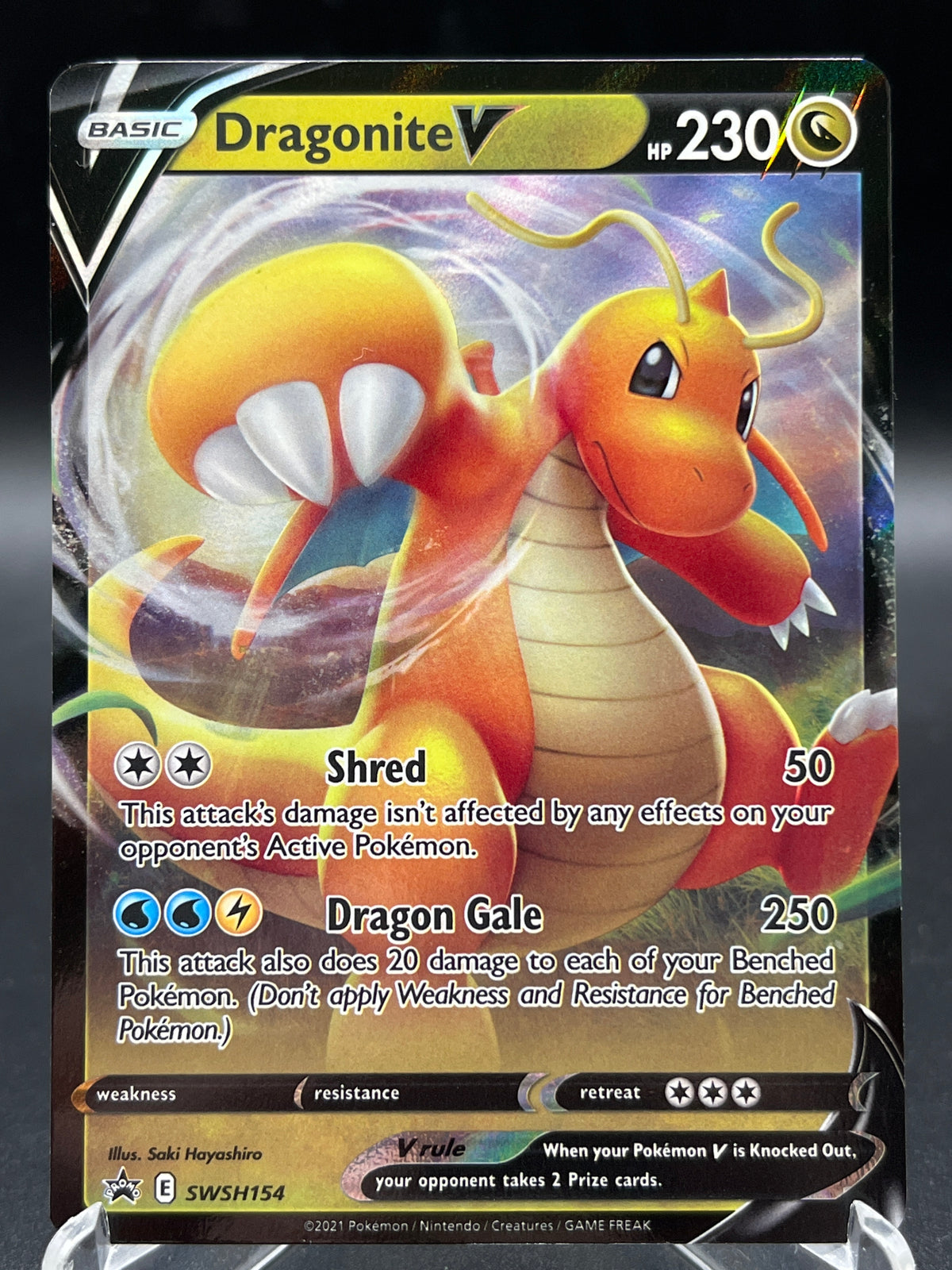 Pokémon TCG: 2021 Dragonite V SWSH154 - SWSH: Sword & Shield Promo Cards