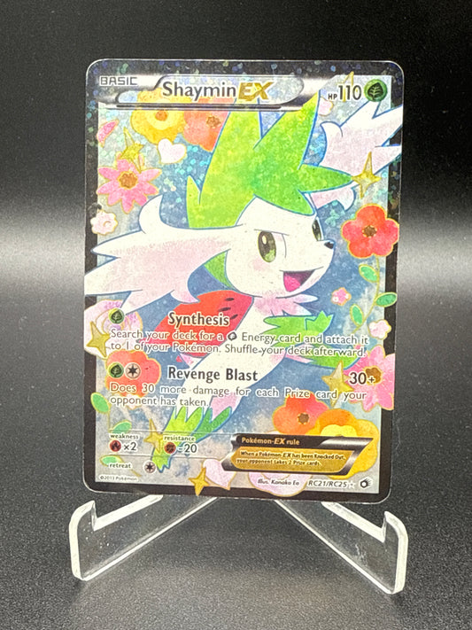 Pokémon TCG: 2013 Shaymin EX RC21/RC25  FULL ART Legendary Treasures Radiant Collection