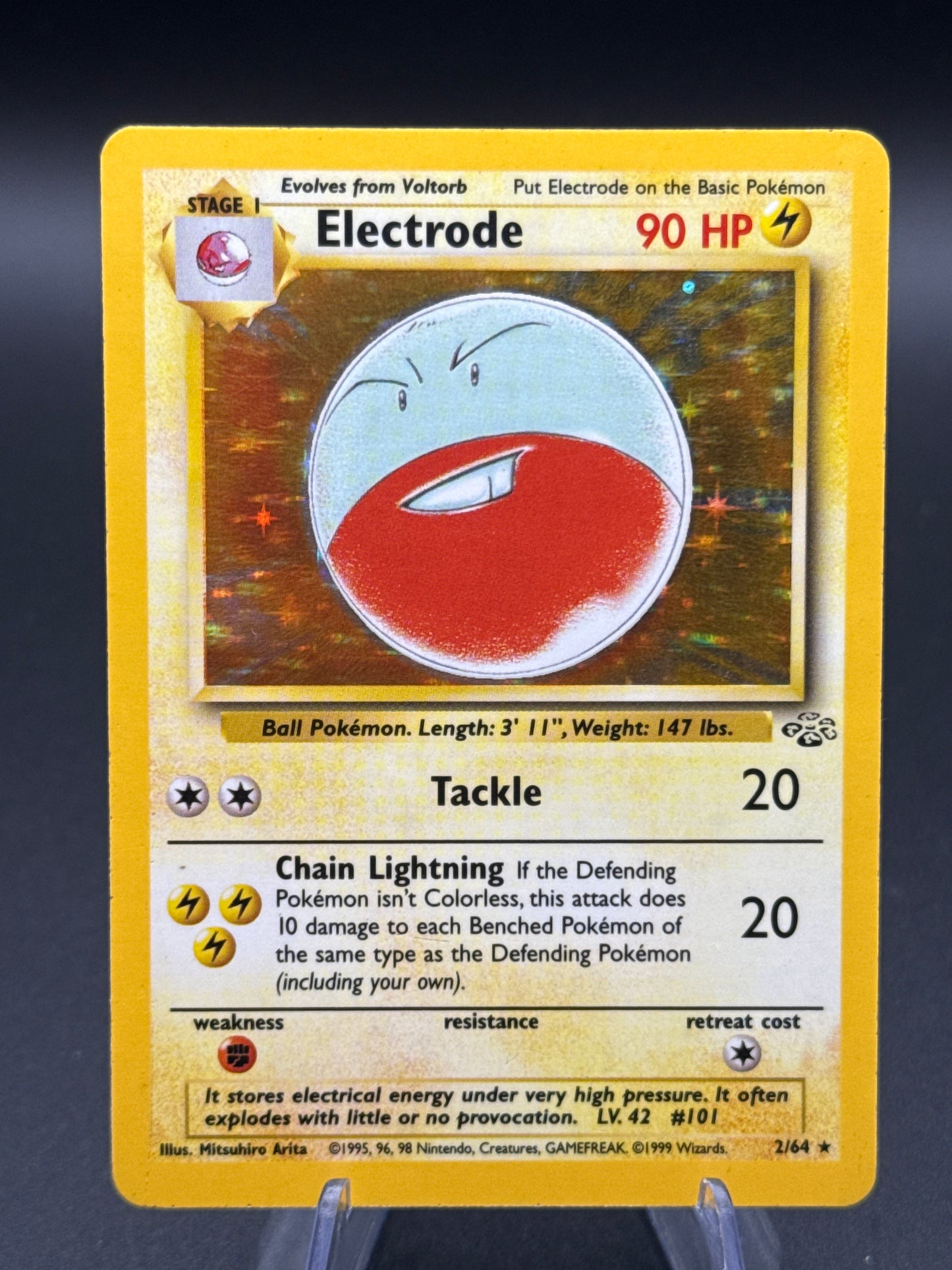 Pokémon TCG: 1999 Electrode 2/64 Jungle Holo